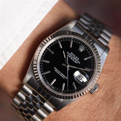 rolex 16234 black dial